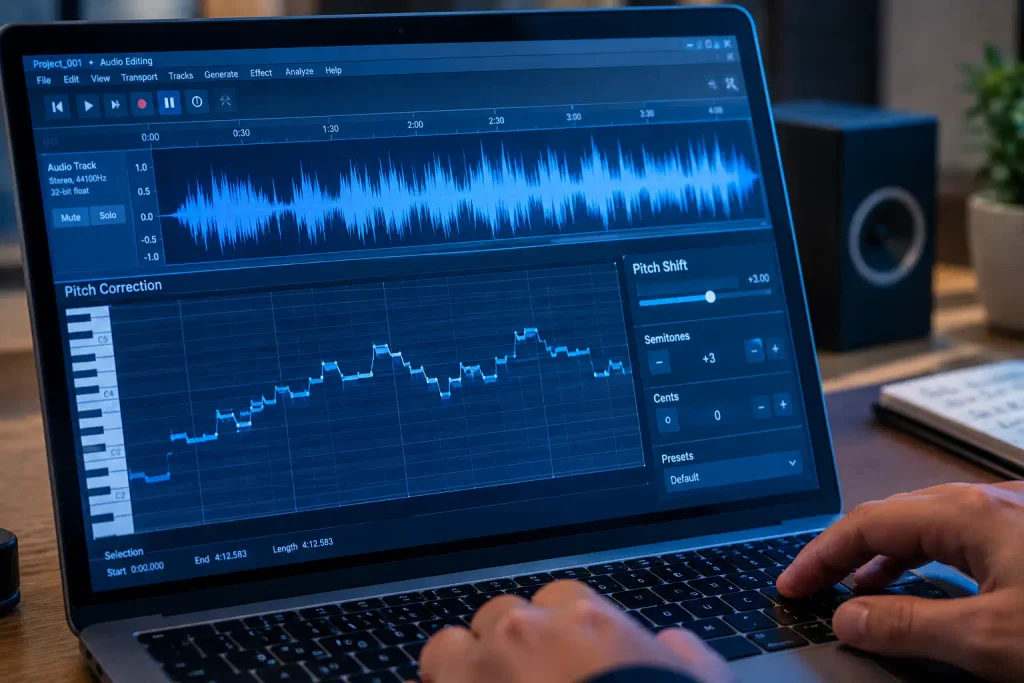 laptop-screen-showing-ai-pitch-shifting-software-interface