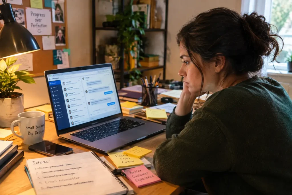 small-business-owner-using-technology-tools-at-desk
