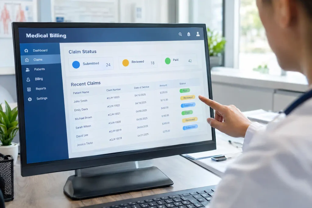 medical-billing-software-screen-showing-claim-status-tracking